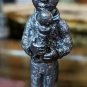 Michael Ricker Pewter  Boy Eating Ice Cream Cone  Figurine  -  Detailed 3" tall