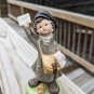 Homco Mail bag Boy vintage porcelain figurine