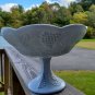 Vintage Tall Pedestal Milk Glass Compote Bowl