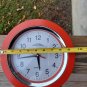 American Dream Red Kitchen 9" Wall Clock Quartz works