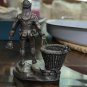 THE DUSTMAN  FINE PEWTER FIGURINE  FRANKLIN MINT 1977 4"x3"