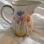 Beautiful Vintage 1974 Mann Japan Day Lily Fine China Pitcher