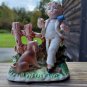 PM&M Germany Porcelain Figurine Boy With Dog