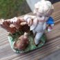 PM&M Germany Porcelain Figurine Boy With Dog