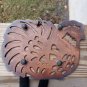 Vintage Country Decor Brass Chicken Trivet Taiwan