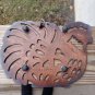Vintage Country Decor Brass Chicken Trivet Taiwan
