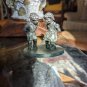 Vintage International Pewter Figure Boy Girl w/ Gifts F. Robert Drury