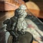 Vintage International Pewter Figure Boy Girl w/ Gifts F. Robert Drury