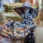 Pewter Figurine Country Boy Fishing With A Frog handcrafted in the USA