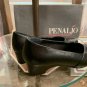 Penaljo Black Leather Womens Heels 8.5