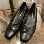 Penaljo Black Leather Womens Heels 8.5