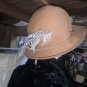 Vintage Adolfo II Brown Hat With Feather