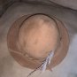 Vintage Adolfo II Brown Hat With Feather
