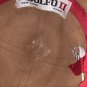 Vintage Adolfo II Brown Hat With Feather