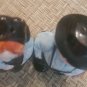 Vintage Large Porcelain Dutch Salt And Pepper Shakers 4.75" tall