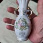 Vintage 4-5/8" Small Vase Made in Occupied Japan Porcelain White w Gold Accent