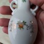 Vintage 4-5/8" Small Vase Made in Occupied Japan Porcelain White w Gold Accent