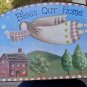 Bless Our Home Hand Painted Wood Wall Hanging