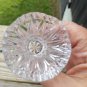 Vintage Pair Of Clear Cut Glass Toothpick Holders