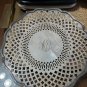 Vintage W.M. Mount Nickle Silver Cake Plate 0078 Made In the USA