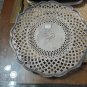 Vintage W.M. Mount Nickle Silver Cake Plate 0078 Made In the USA