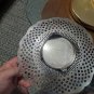 Vintage W.M. Mount Nickle Silver Cake Plate 0078 Made In the USA