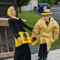 VINTAGE DICK TRACY AND BREATHLESS FIGURINES  APPLAUSE WITH TAGS 1990