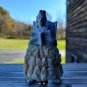 THAMES PORCELAIN FIGURINES COLONIAL MAN & WOMAN IN CHAIRS/2 PC/Japan/handpainted