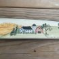 Signed Wooden Wall Art of Barn Farm scene hand Painting