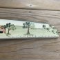Signed Wooden Wall Art of Barn Farm scene hand Painting