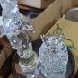 Ice Clear Holy Night Music Box Angel And Baby In Crib Figures