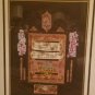 Sarinson Signed Collage, framed, with glass, marked 10/99, 32 by 36 inches