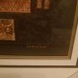 Sarinson Signed Collage, framed, with glass, marked 10/99, 32 by 36 inches