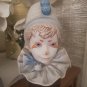 Cybis Funny Face Signed Porcelain Clown on stand