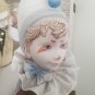 Cybis Funny Face Signed Porcelain Clown on stand