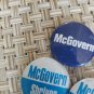 Four McGovern Elections Buttons