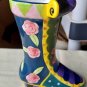 Milson And Louis Hand Painted Porcelain Boot.