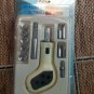 12PC Rachet Screwdriver W/Bits Set