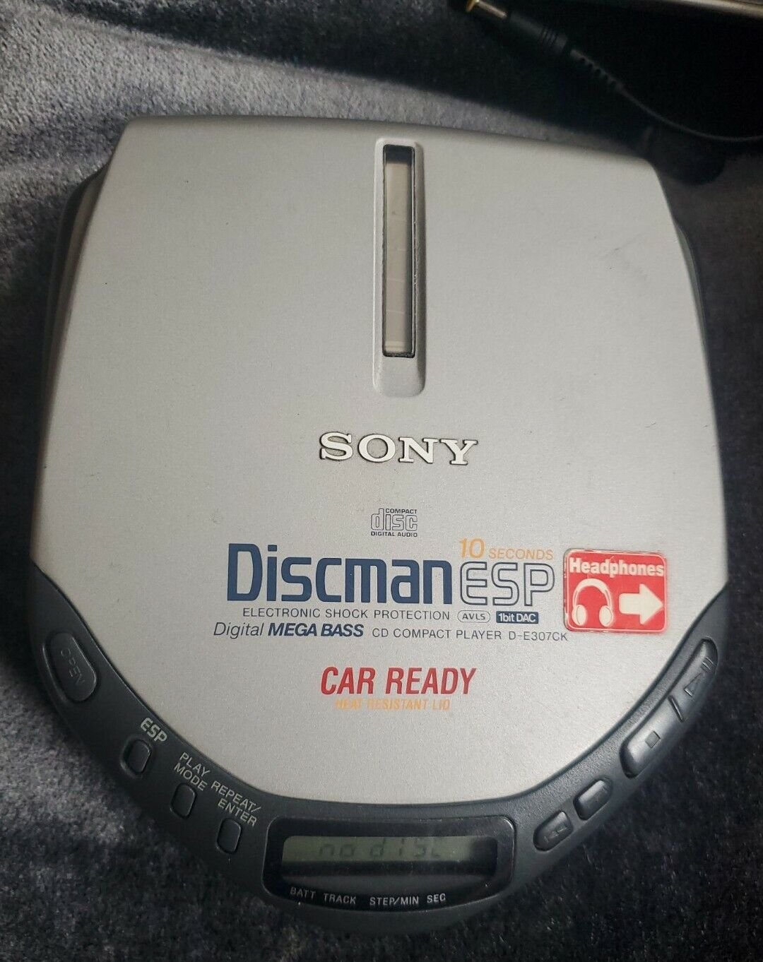 Sony Discman DE307CK tested and works