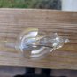 Knobler Clear Glass Swan set of four. 4" tall each
