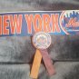 METS 1986 National League CHAMPIONS Baseball BUTTON and 1999 Mets Car Sticker.