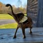 Vintage Mid 20th Century Small Gold Brass Elephant Made in India 4"