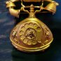 Old Fashion Phone Gold Tone Broach Pin