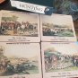 Vintage Lucan Designers Dublin Irland The Nobel Tips Hunting Tablemats Coasters