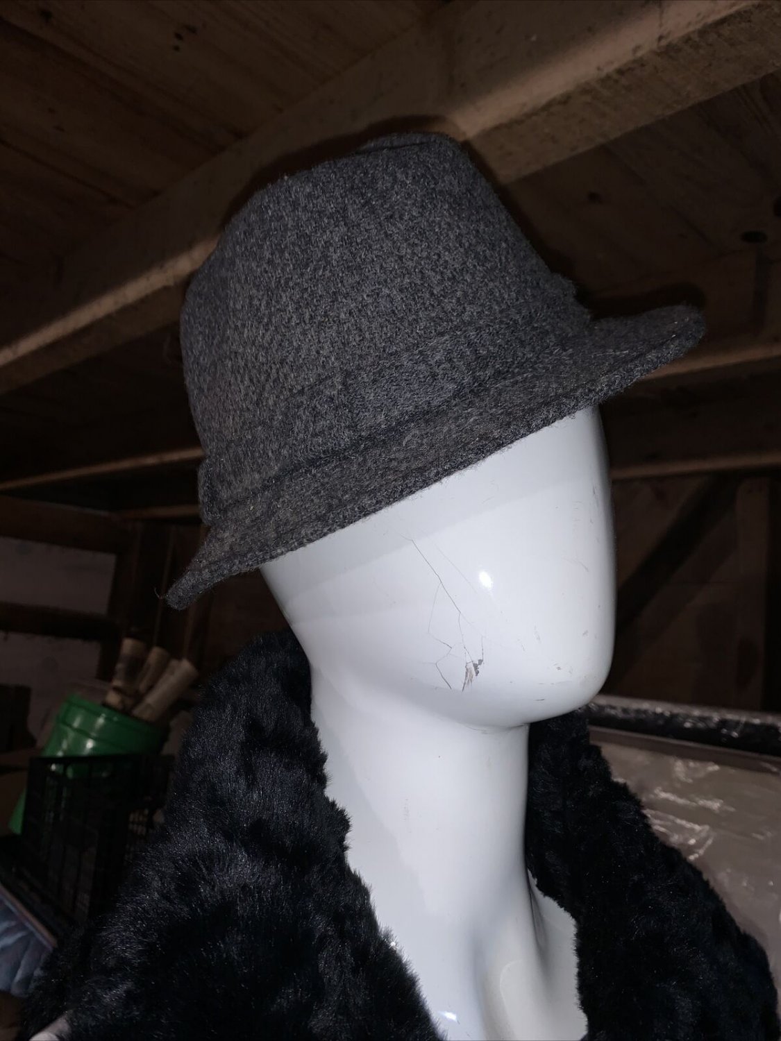 Chapeau De Cowboy Vintage United Hatters En Daim Marron - Taille L