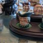 Six Miniatures Royal Doulton Mugs With Fine Wood Stand