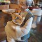 Vintage Japanese Ceramic Figure Hakata Ursaki Style 4" +