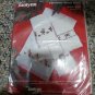 Janlynn Christmas Cross Stitch Holiday Towels 50-943 Set Of Two New Sealed