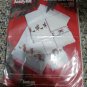 Janlynn Christmas Cross Stitch Holiday Towels 50-943 Set Of Two New Sealed
