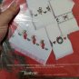 Janlynn Christmas Cross Stitch Holiday Towels 50-943 Set Of Two New Sealed